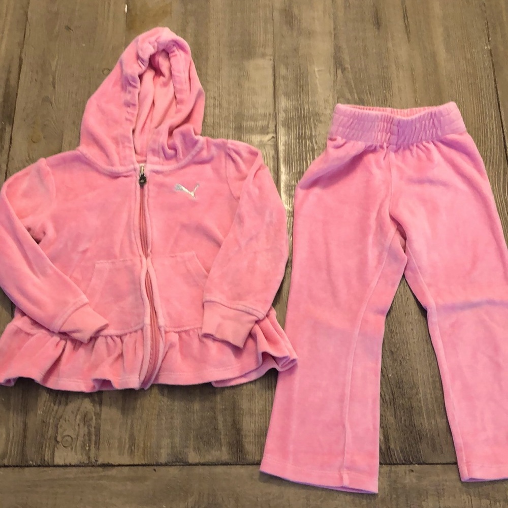 Toddler Puma Velour Track Suit